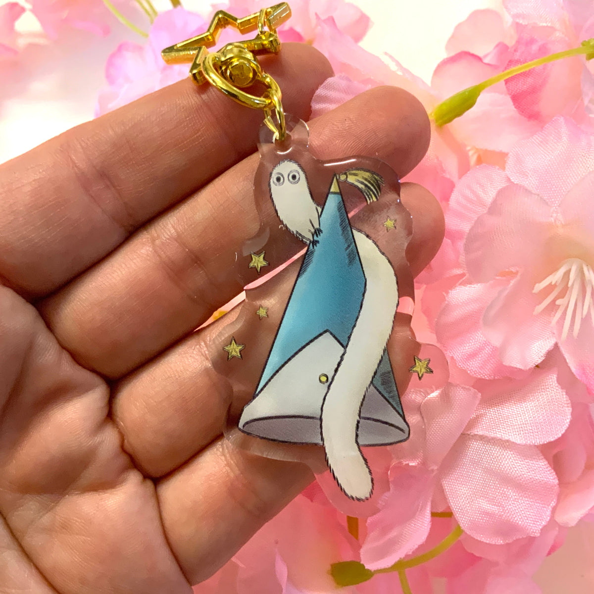 Porte-clé Ver pinceau . tinyneko.fr