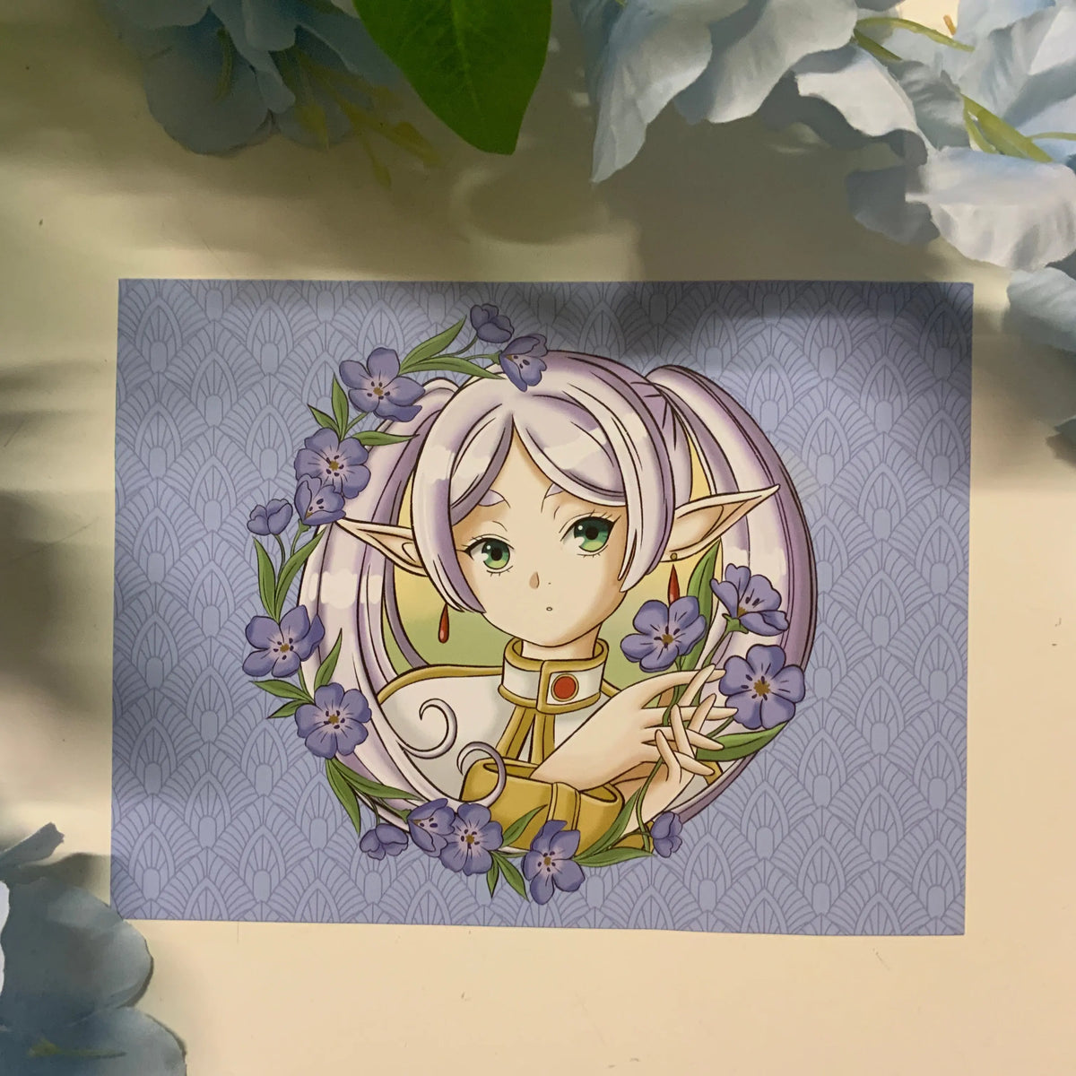 Print A5 fan art «Frieren «. Tinyneko.fr
