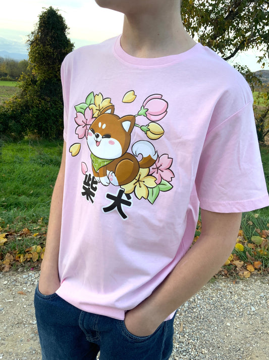 T-shirt kawaii Shiba inu Tinyneko.fr