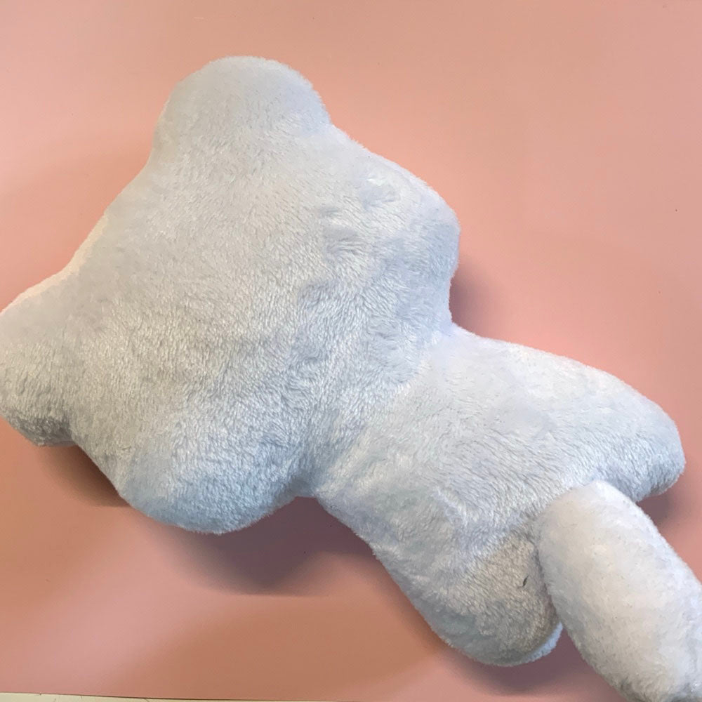 Coussin kawaii brodé "Nana et Hachi"