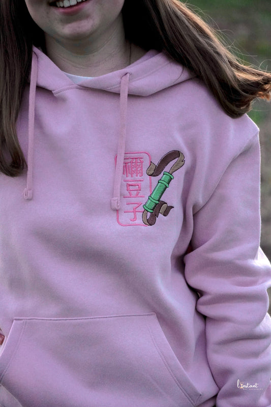 Sweat à capuche brodé « Nezuko « Demon slayer Tinyneko.fr