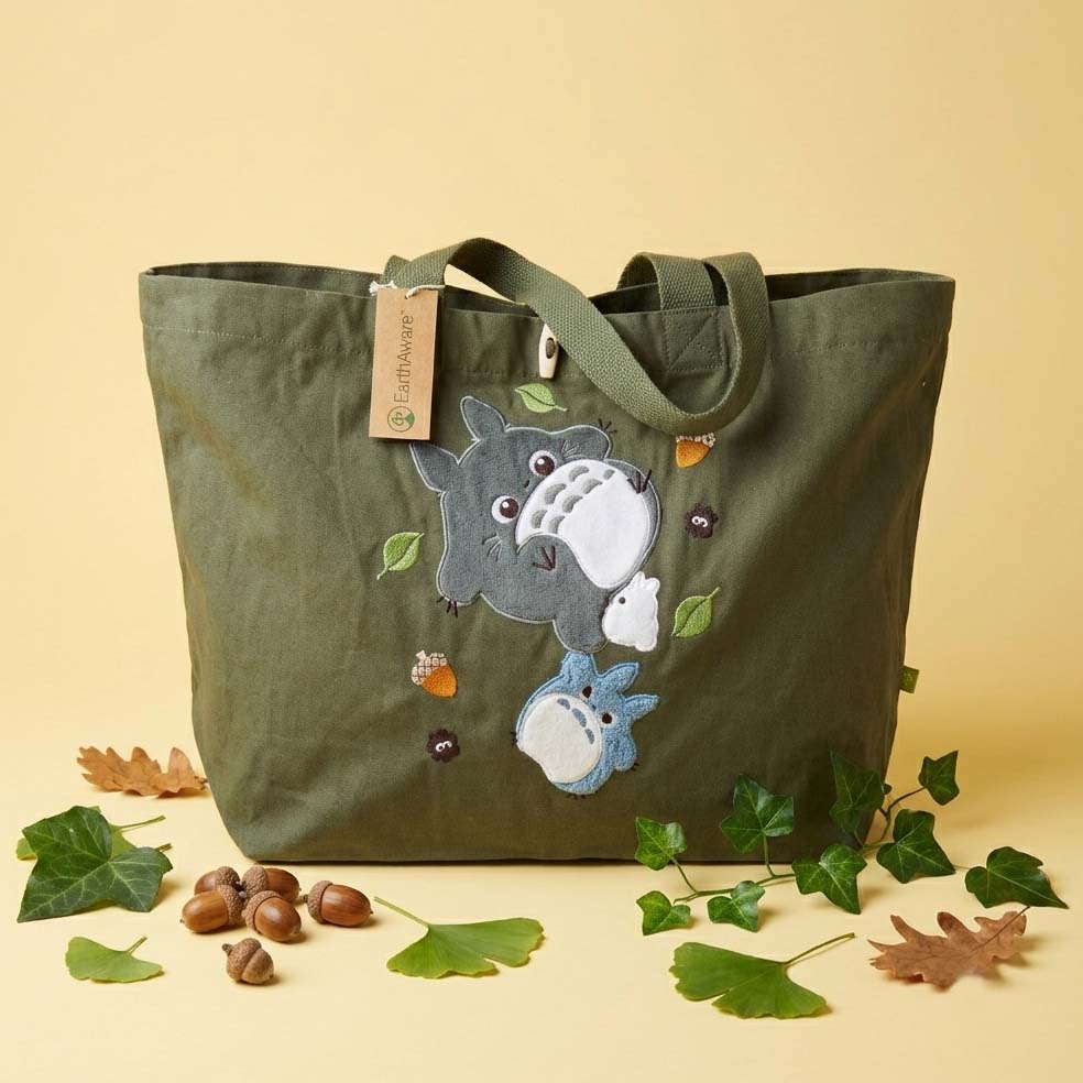 Sacs fourre-tout brodés Anime et kawaii