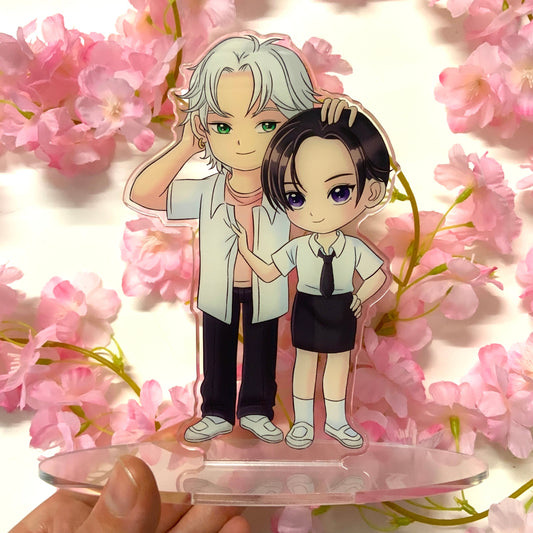 Stand acrylique « Ton visage au clair de Lune«  Tinyneko.fr
