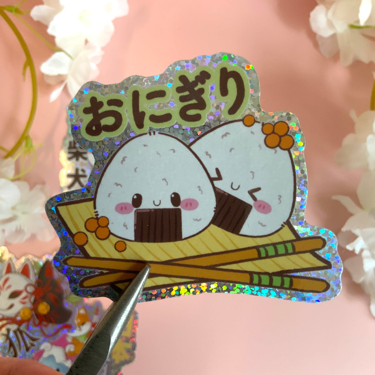 Stickers paillettes kawaii #2 tinyneko.fr