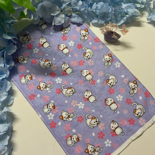 Serviette microfibre 30x50 cm Chats Tinyneko.fr