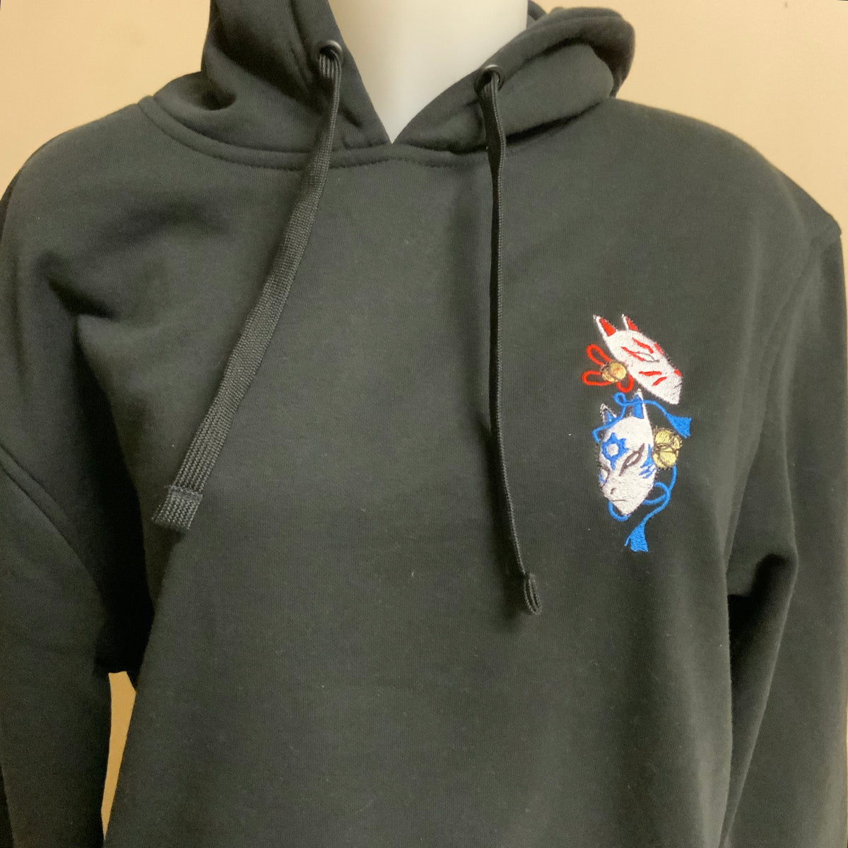Sweatshirt à capuche brodé « Maomao et Jinshi« Les carnets de l’apothicaire » Tinyneko.fr