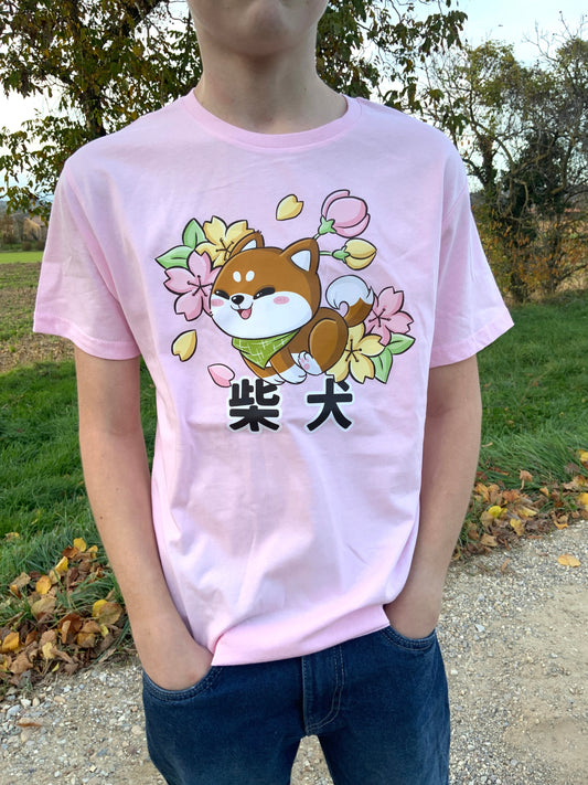 T-shirt kawaii Shiba inu Tinyneko.fr