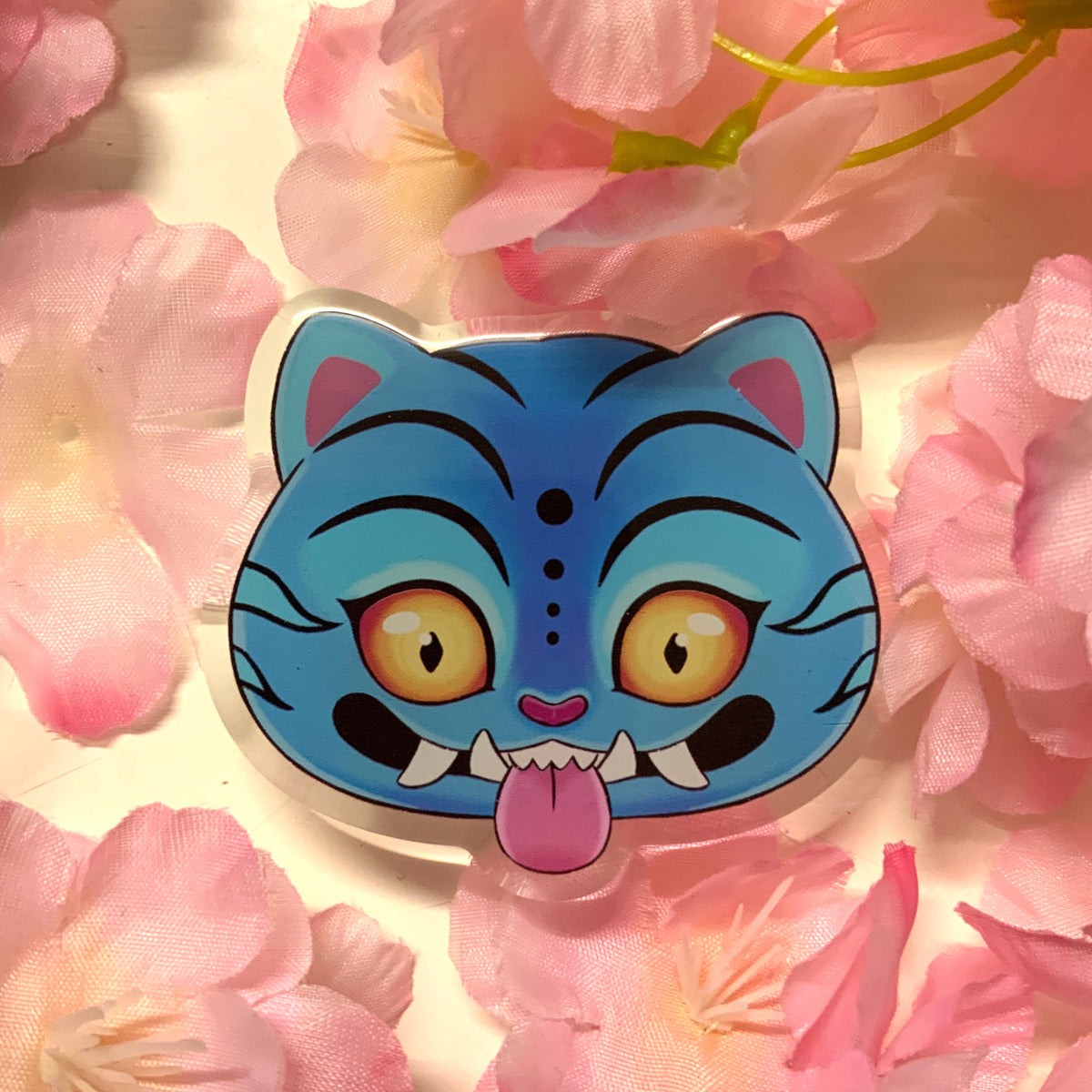 Phone grip Derpy tiger Tinyneko.fr