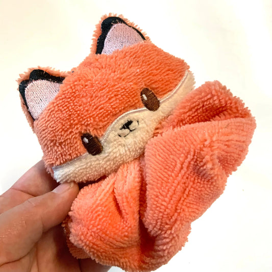 Fleur de douche Renard micro éponge bambou Tinyneko.fr