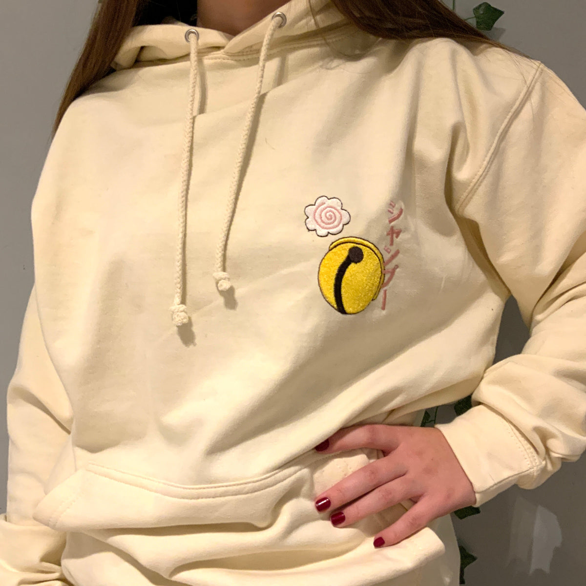Sweatshirt à capuche brodé « shampoo « Tinyneko.fr