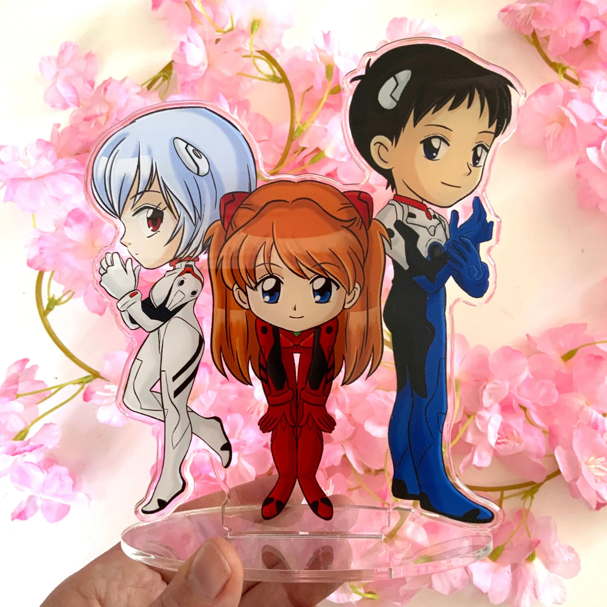 Stand acrylique « Evangelion « Tinyneko.fr