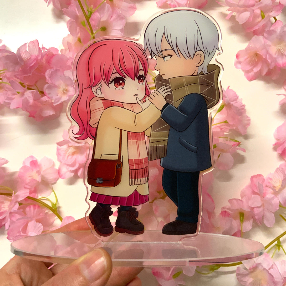 Stand acrylique « A sign of affection «  Tinyneko.fr