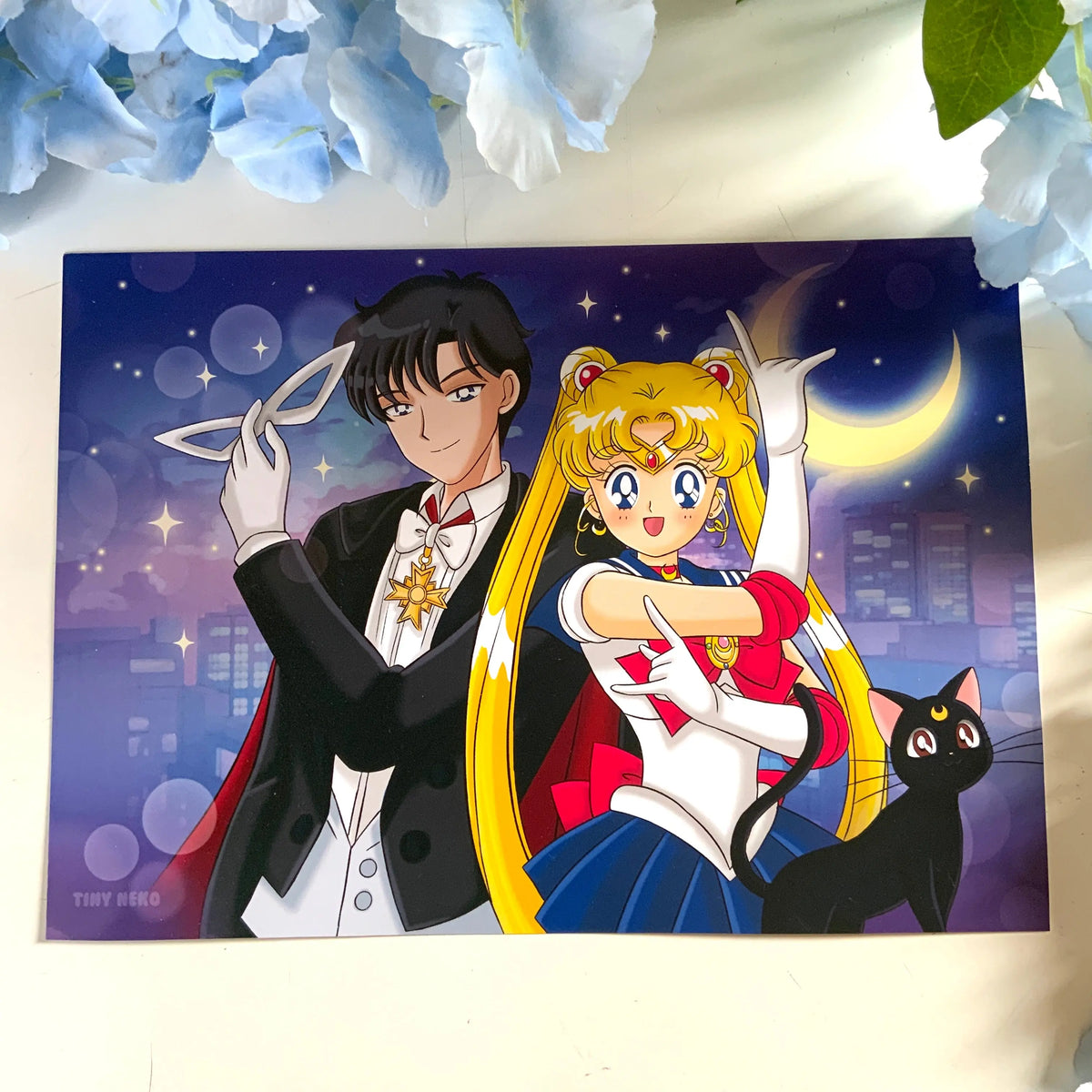Print A4/A5 fan art « Sailormoon » Tinyneko.fr