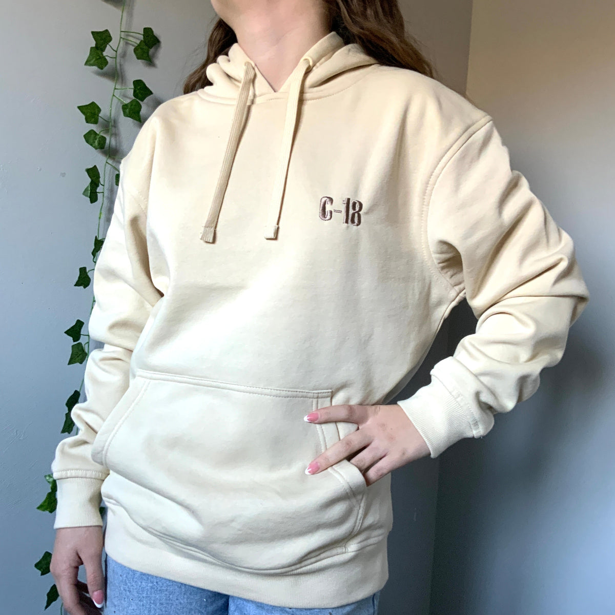 Sweatshirt à capuche brodé « C-18 « DBZ Tinyneko.fr