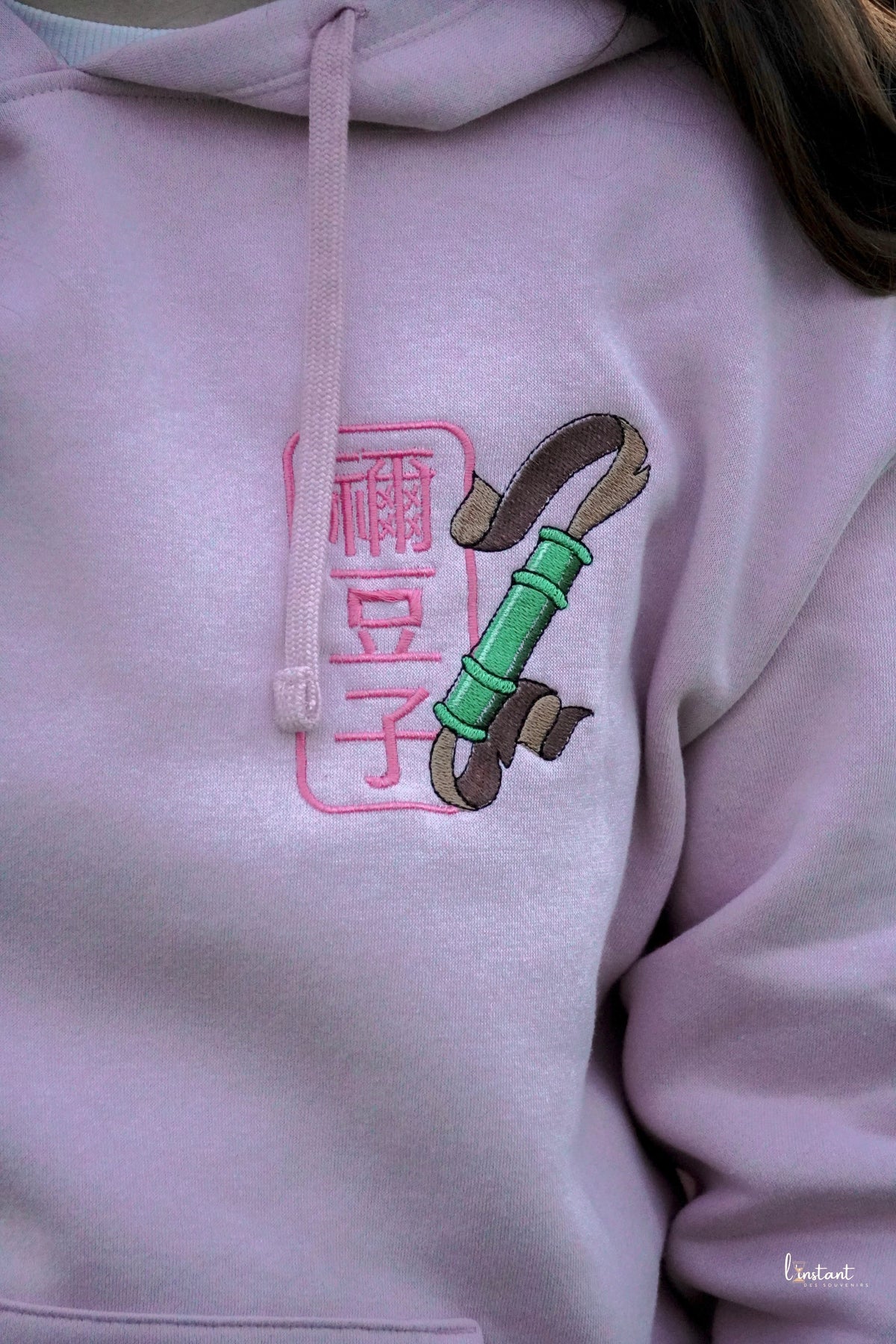 Sweat à capuche brodé « Nezuko « Demon slayer Tinyneko.fr
