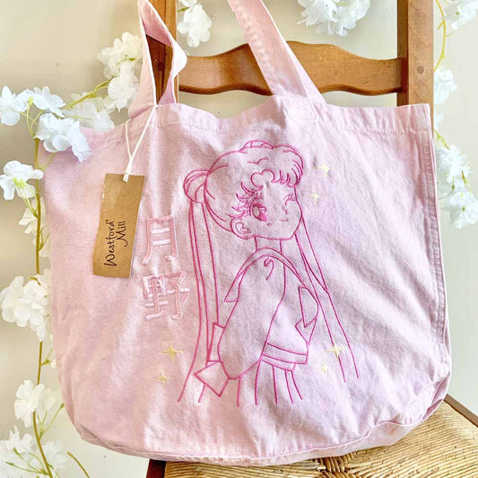 Sac fourre-tout brodé Sailormoon "Usagi Tsukino"