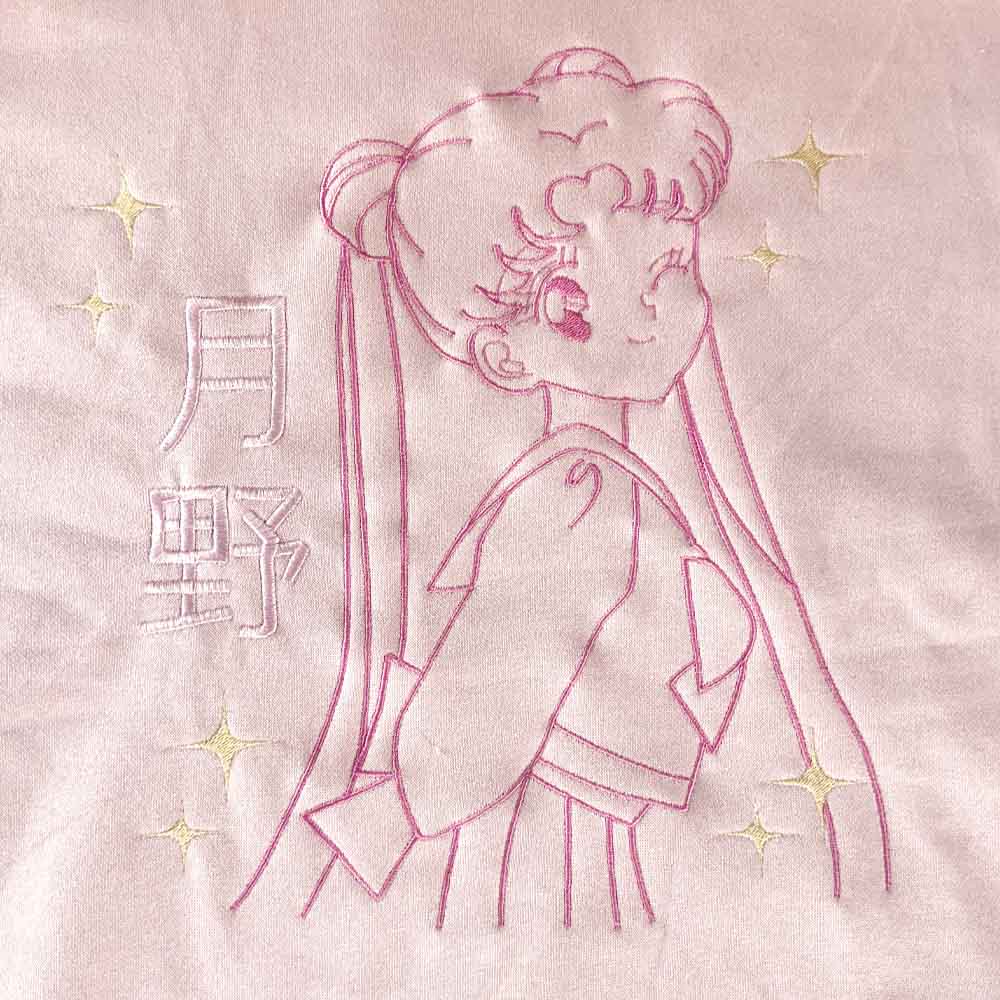 T-shirt brodé Usagi Tsukino "Sailormoon»
